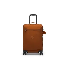 Kipling JET S Stylish Mokka / Kufor / Kabínový / Recyklovaný polyamid / TSA zámok / Kolieska
