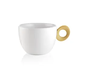 Guzzini Everyday žltá / Hrnček / 480 ml / Porcelán, plast
