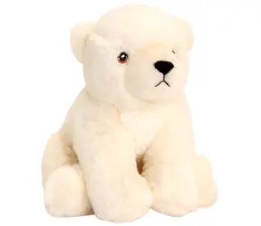 KEEL TOYS Keeleco Plyšový medveď ľadový 25 cm / Plyš