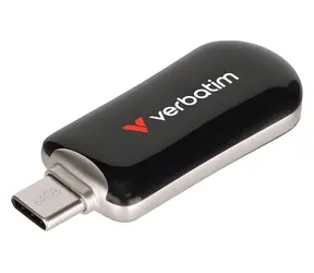 Verbatim Plectra 64GB čierna / Flash Disk / USB-C 3.0 / až 100 MB/s