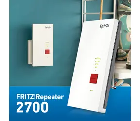 AVM FRITZ! Repeater 2700 / Repeater / Wi-Fi 7 / 2,4 + 5 GHz / Mesh / LAN