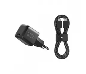 Native Union GaN Charger 30W čierna / Nabíjačka / USB-C / Power Delivery / + USB-C kábel