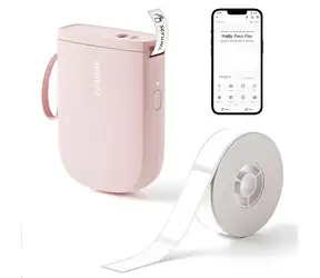 Niimbot D11-H SMART ružová (1AA57321601) / Tlačiareň štítkov + rolka štítkov 160 ks / 300 dpi / BT / USB-C