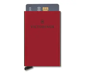 VICTORINOX Altius Secrid Essential Card Wallet červená / Peňaženka na karty / hliník / 6 kariet