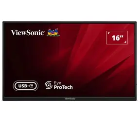 16" ViewSonic VA1650 čierna / Monitor / IPS / 1920 x 1080 / 16:9 / 60Hz / HDMI