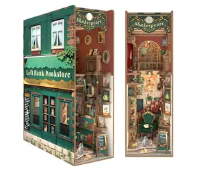 TONECHEER Stavebnica Left Bank Bookstore / 3D puzzle