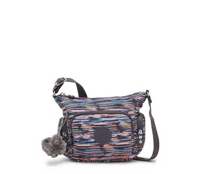 Kipling GABBIE MINI Mineral Stripes / Kabelka / polyamid / nastaviteľný popruh