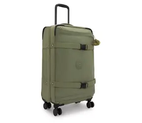 Kipling SPONTANEOUS M Almost Sage / Kufor / Recyklovaný polyester / TSA zámok / Kolieska 360°