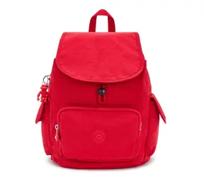 Kipling City Pack S Red Rouge / Batoh / voduodpudivý povrch / polyamid
