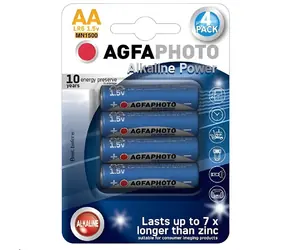 AGFAPHOTO Power AA LR06 (AP-LR06-4B) / Alkalická batéria / 1,5 V / 4 ks
