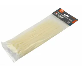 Extol- Premium Pásky na vodiče biele / 280x3, 6 mm / 100 ks / Nylon / EN 62275, UL94V-2