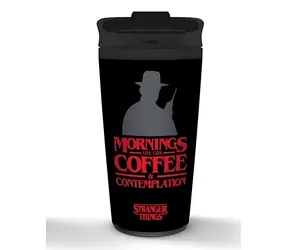 Termohrnček Stranger Things cestovný / Nerezová oceľ / 450 ml / 14+