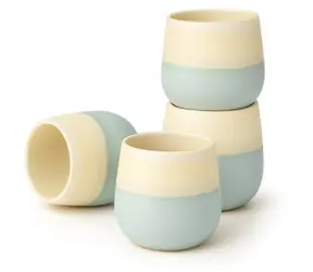 Goodwei Fuji Blue / Sada keramických šálok / 4 ks / 200 ml