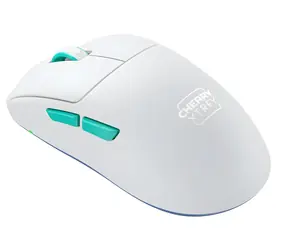Cherry Xtrfy M68 Wireless biela/tyrkysová / Bezdrôtová herná myš / optická / 26000 DPI / 5 tlačidiel / 2.4 GHz