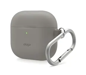 Elago AirPods 4 a 5 Silicone Hang Case sivá / Puzdro / silikónové / na zavesenie / pre Apple AirPods 4 a 5
