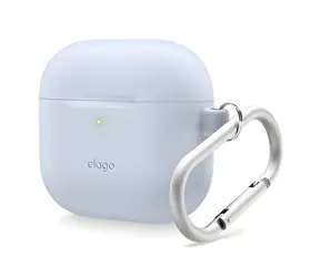 Elago Airpods 4/5 Silicone Hang Case svetlo modrá / Puzdro / Silikónové / S pútkom na zavesenie