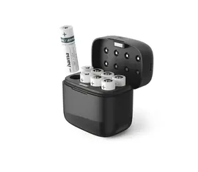 HAMA Nabíjací box pre akumulátory AA / Nabíjačka batérií / Li- ION / 8x AA 2000 mAh 1,5 V / USB-C