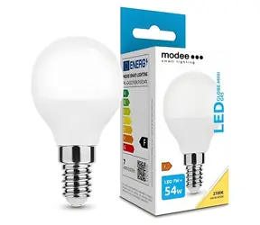 Modee E14 7W Mini Globe teplá 2700K / Žiarovka / 700 lm / náhrada za 54W / 25000h
