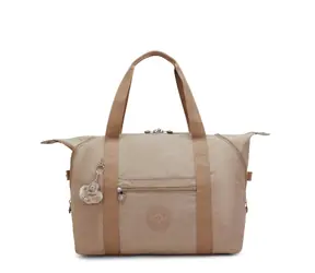 Kipling ART M Tan Beige / Kabelka / polyamid / vodeodolná úprava
