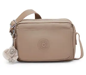 Kipling ABANU M Tan Beige / Kabelka / 24 × 17 × 9 cm / 4 l / 0,3 kg