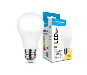 Modee A60 / LED žiarovka / E27 / 8,5 W náhrada 60W / 806 lm / teplá biela 2700K