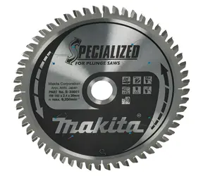 Makita Pílový kotúč TCG na neželezné kovy / Pílový kotúč / Priemer 165x20 mm / 56 zubov