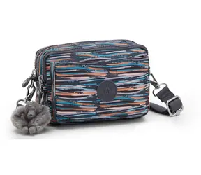 Kipling ABANU MULTI Mineral Stripes / Ľadvinka / 2v1 crossbody a do pása / Vodeodolný polyamid