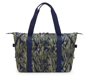 Kipling ART M Striped Grasses / Taška cez rameno / Voduodolný polyamid / Nastaviteľný popruh