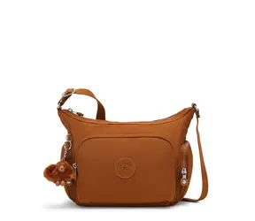 Kipling GABB S Stylish Mokka / Kabelka / Crossbody / Polyamid / Vrecko na telefón a peňaženku