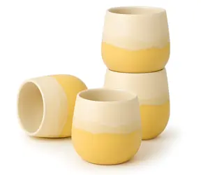 Goodwei Fuji Yellow / Sada keramických šálok / 4 ks / 200 ml