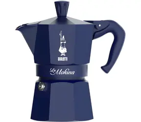Bialetti La Mokina Joyful Memories modrá / Moka kanvička