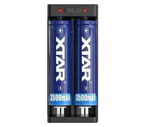 XTA Nabíjačka batérií Li- ION 18650 USB-C / Nabíjačka batérií / 2 sloty / USB-C / pre AA, AAA, C, D, SC
