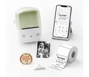 Niimbot B2 Pre zelená + rolka štítkov 230 ks / Tlačiareň štítkov / 300 dpi / BT / USB-C