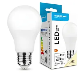 Modee E27 11W A60 studená 4000K / Žiarovka / 1055 lm / náhrada za 75W / 25000h