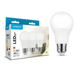 Modee A60 / LED žiarovka / E27 / 8,5 W náhrada 60W / 806 lm / 4000K / 3 ks