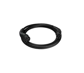 go-e nabíjací kábel CH-10-07-6 Black Edition čierna / Nabíjací kábel / Type 2 - Type 2 / 22 kW / 2,5 m