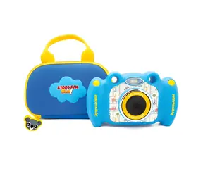 EasyPix KiddyPix Blizz modrá / Detský digitálny fotoaparát / S puzdrom