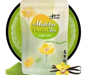 GOODWEI Matcha vanilka / Zelený čaj v prášku / 100 g