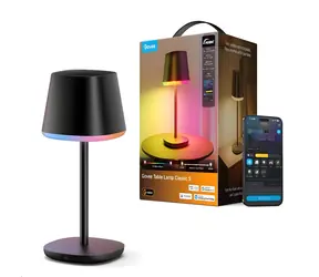 Govee Table Lamp Classic S čierna / Stolová lampa / RGBICWW / Matter / WiFi + Bluetooth / 500 lm