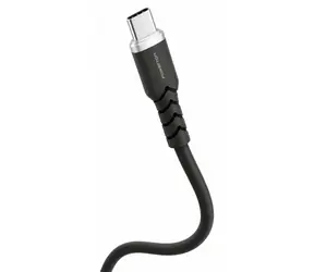 Powerton Energy DARK EDITION čierna / USB kábel / USB-C - USB-C / silikónový / 1 m / PD 60W