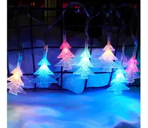 X-SITE SP-ST05RGB / LED reťaz stromček / 50 LED / 5 m / solárne napájanie / viacfarebný