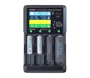 SkyRC MC5000 / Nabíjačka a analyzátor batérií / USB-C / 4 sloty / Li- ION, NiMH, NiCd / 0,05-5 A / 80 W
