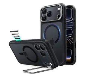 ESR Classic Hybrid Kickstand MagSafe čierna / Kryt / Apple iPhone 18 Pro Max, 17 Pro Max / MagSafe