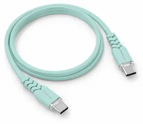 Neutralle Energy PASTEL EDITION mintová / Kábel / USB-C - USB-C / 60 W / PD / 1 m / silikónový