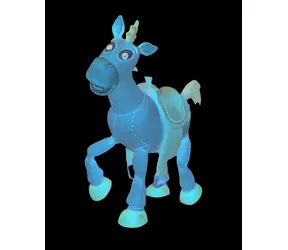 BULLYLAND 12763 Figúrka Bullseye / Toy Story / Disney licencie / Plast