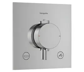 Hansgrohe Termostatická batéria pod omietku chróm / Termostatická batéria / pre 2 spotrebiče