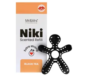 Mr&Mrs Fragrance Niki Black Tea / Náhradná náplň do osviežovača vzduchu do auta / výdrž vône 1-2 mesiace