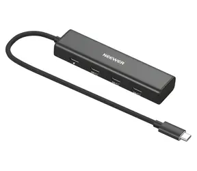 Neewer PS020E / USB-C hub / 4v1 / 4X USB-C / 10 Gbps / 100W PD / cold shoe