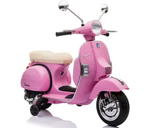 SPARKYS Elektrický skúter Vespa PX150 ružový / Detské elektrické vozítko / Batéria 12V/4,5Ah / 12,5 kg