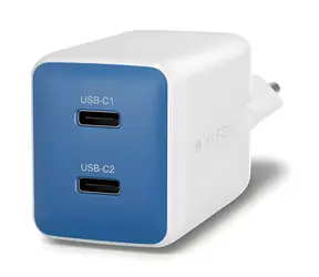 Targus HyperJuice Flex 45W modrá / Nabíjačka do siete / GaN / 2x USB-C